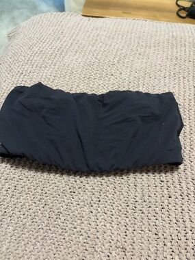 SKIMS Black Bandeau Top